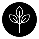 High fiber food black filled icon