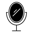 Mirror black filled icon
