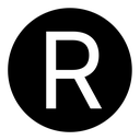 Registered trademark black filled icon