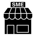 SME black filled icon