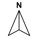 North black outline icon