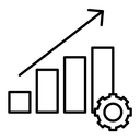 Productivity black outline icon