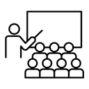 Training black outline icon