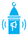 Adzan color filled icon