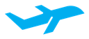 Airplane color filled icon