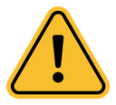 Warning attention sign color filled icon