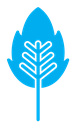 Birch leaf color filled icon