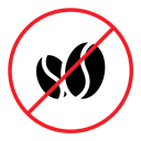 Caffeine free color filled icon