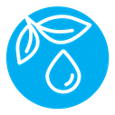 Essentials oil drop color filled icon