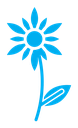 Flower icon (2) color filled icon