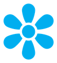 Flowers color filled icon
