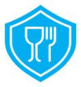 Food safety color filled icon