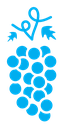 Grape color filled icon