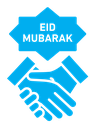 Handshaking color filled icon