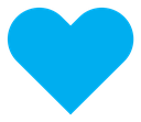 Heart color filled icon
