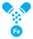 Iron capsule color filled icon