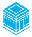 Kaaba color filled icon