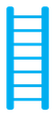Ladder color filled icon