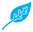 Leaf color filled icon