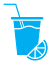Lemonade color filled icon