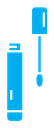 Lip gloss color filled icon