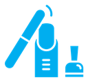 Manicure color filled icon
