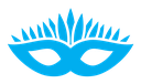 Mask for brazil carnival celebration color filled icon