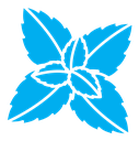Mint color filled icon