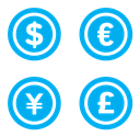 Money color filled icon