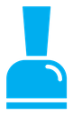 Nail polish color filled icon