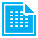 Nicotine patch color filled icon
