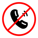 No call sign color filled icon