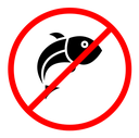 No fish color filled icon