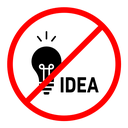 No Idea sign color filled icon