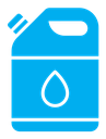 Oil can color filled icon