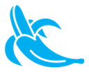 Peeled banana color filled icon