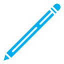 Pencil color filled icon