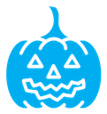 Pumpkin icon (2) color filled icon