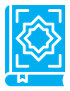 Quran kareem color filled icon
