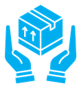 Safe delivery color filled icon