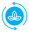 Sustainable color filled icon