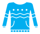 Sweater color filled icon