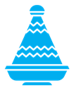 Tajine color filled icon
