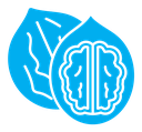 Walnut color filled icon