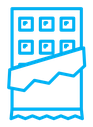 Chocolate color outline icon