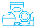 Cosmetics color outline icon