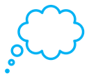 Dream cloud color outline icon
