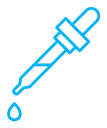 Dropper pipette color outline icon