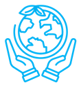 Environment protection color outline icon
