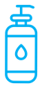 Face cleanser color outline icon